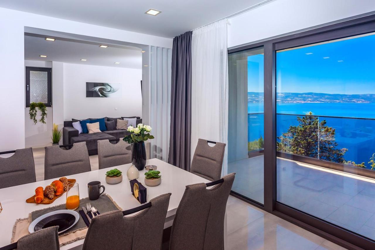 Villa Belvedere With Heated Pool, Billiards, Media Room, Sea Views,10 Pax Omis Exterior photo