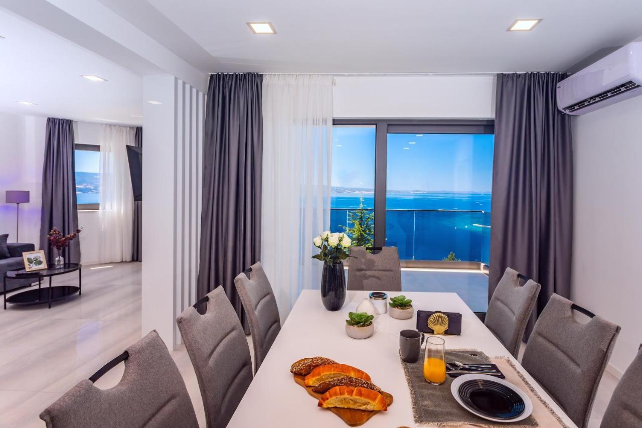 Villa Belvedere With Heated Pool, Billiards, Media Room, Sea Views,10 Pax Omis Exterior photo